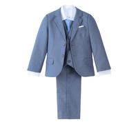 Lito Angels Completo Elegante 5 Pezzi per Bambino, Blu, 10-11 Anni 146