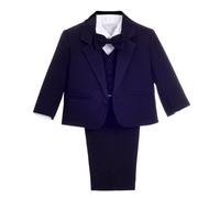 Lito Angels Completo Elegante per Bambino Bimbo, Smoking per Matrimonio Cerimonia, Taglia 2-3 Anni, Marina Scura