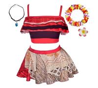 Lito Angels - Costume da Bagno Due Pezzi Tankini e Accessori Principessa per Ragazze Bambina, Estate, Spiaggia, Piscina, Taglia 11-12 Anni