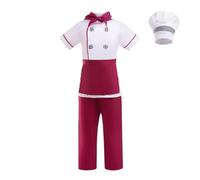 Lito Angels Costume da Chef per Bambini con Camicia e Pantaloni, Cappello, Bandana e Grembiule, Abito per Gioco di Ruolo per Carnevale, Halloween e Festa in Maschera, Eta 11-12 anni Taglia 152