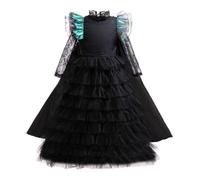 Lito Angels Costume da Strega per Bambina, Maniche Lunghe, Nero, 10-11 Anni 146