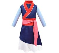 Lito Angels Costume Principessa per Bambina, Blu, 9-10 Anni 146
