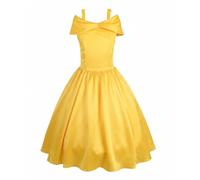 Lito Angels Costume Principessa per Bambina, Oro, 8-9 Anni 134