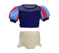 Lito Angels Principessa Biancaneve Costume da Bagno Tankini Due Pezzi Abbigliamento Mare e Piscina per Bambina Taglia 4 Anni