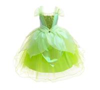 Lito Angels Trilli Tinkerbell Costume Vestito Fata Verde per Bambina Taglia 3-4 anni