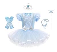 Lito Angels Tutù Ballerina Principessa Blu 1 con Accessori, 18-24 Mesi