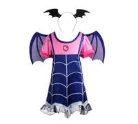 Lito Angels Vestito Costume da Boo-Tiful per Bambina, con Ali di Pipistrello e Cerchio per Capelli Taglia 4-5 anni, Stile C