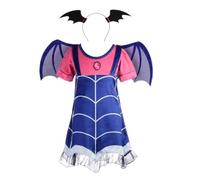Lito Angels Vestito Costume da Boo-Tiful per Bambina, con Ali di Pipistrello e Cerchio per Capelli Taglia 8-9 anni, Stile B