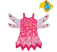 Lito Angels Vestito Costume da Mia and Me con Ali e Braccialetto per Bambina Taglia 4-5 anni