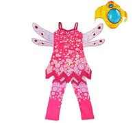 Lito Angels Vestito Costume da Mia and Me per Bambina, con Braccialetto, Ali e Pantaloni Leggings Taglia 7-8 anni