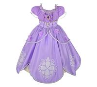 Lito Angels Vestito Costume da Principessa la Principessa per Bambina, Taglia 3-4 anni, Viola B
