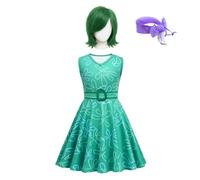 Lito Angels Vestito Costume Disgusto Disgust Carnevale Travestimento con accessori per Bambina Taglia 3-4 anni