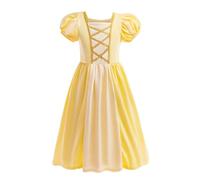 Lito Angels Vestito Costume Principessa Belle la Bella e la Bestia per Bambina Taglia 4-5 anni, Manica Corta, Giallo (Etichetta in Tessuto 110)