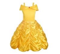 Lito Angels Vestito Costume Principessa delle Fiabe, Oro, 4-5 Anni
