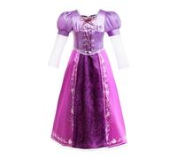 Lito Angels Vestito Costume Principessa Rapunzel Carnevale Festa di Compleanno per Bambina Taglia 2-3 anni, Viola