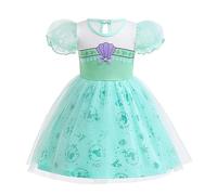 Lito Angels Vestito Costume Principessa Sirena Sirenetta Ariel per Bambina, Taglia 2-3 anni, Verde (Etichetta in Tessuto 110)