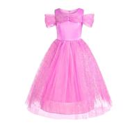 Lito Angels Vestito da Principessa dei Sogni Costume da Principessa dei Sogni per Bambina, Abito da Balla Festa di Fantasia, Taglia 18-24 Mesi, Rosa Caldo