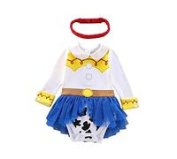 Lito Angels Vestito da Principessa Jessie Pagliaccetto per Bimba Bambina, Bebè Body Tutina con Fascia, Taglia 6-9 Mesi