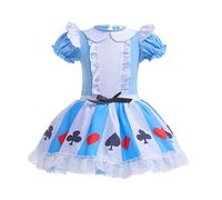 Lito Angels Vestito Tutù Ballerina per Bambina, Blu, 5-6 Anni 116