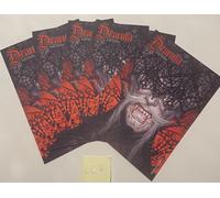 LITOGRAFIA STAMPA A4 DRACULA ILLUSTARTO DA PAOLO BARBIERI BONELLI MANICOMIX LC7