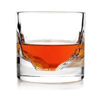 Liton Set regalo bicchieri da whisky cristallo pesante, vetro bourbon congelabile 0,5 kg, cocktail Crystal Chills alta qualità