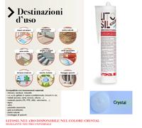 LITOSIL NEUTRO Silicone Sigillante Universale NON MACCHIA 300/Ml Colore CRISTAL