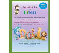 Litou Je commence à lire - Cahier 1 br: Lire, c’est facile ! Je découvre les sons et les lettres. Mon tout premier livre de lecture. Mes premières voyelles et syllabes.
