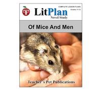 LitPlan Novel Study Of Mice and Men