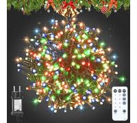 litren Luci Albero di Natale 420 LEDs 50.28+3M Stringa Luce Esterno Interno IP65 con Telecomando, Spina, 8 Modalità, Timer Catena Luminosa Decorazioni per Matrimonio, Laurea, Compleanno- Colorate