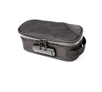 LITT Smell Proof Stash Bag - Smell Proof Storage Bag, 3-Digit Code Secure Lock, Odour Resistant Bag (Standard, Black on Black)