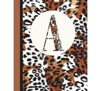 Litter A: Initial letter A Composition Notebook: Writing Notebook Journal For Women, Girls, And Kids. Ideal For School, Office Use, Or Anyone Love Animal