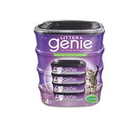 Litter Genie Cat Litter Disposal System Refills, Lock Away Odors, 4 Cartridges Ultimate-Sistema di smaltimento per lettiera per Gatti, blocca Gli odori, 4 cartucce, Blu, 4 pz, 4 unità