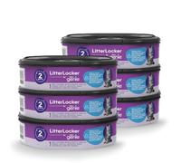 Litter Genie LitterLocker, confezione da 6 ricariche, pellicola speciale originale con barriera antiodore garantisce 100% protezione dagli odori, cassetta da 2 mesi