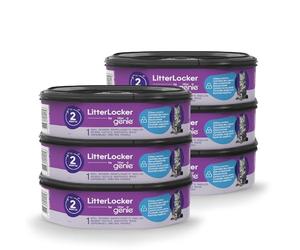 Litter Genie LitterLocker, confezione da 6 ricariche, pellicola speciale originale con barriera antiodore garantisce 100% protezione dagli odori, cassetta da 2 mesi