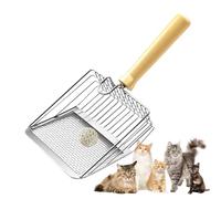 Litter Scooper - Scooper In Mesh A Lettiera | Scheda Di Setacciatura A Impugnatura Comoda Scheda In Acciaio Inossidabile Per Pollo Per Piccoli Animali A Gabbia Per Famiglie Multi-cat
