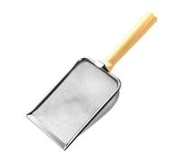 Litter Scooper, Stainless Steel Poop Sifting Shovel, Versatile Applications, Comodo Grip Cleaning Tool for Multi-Cat Litter Boxes, Coops, Cages, Small Animals, Chickens