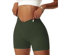 Litthing Pantaloncini Sportivi da Donna Yoga Palestra Pantaloni Corti Push Up Jogging Leggins Corti Vita Alta Pantaloncini da Ciclista Tie Dye Controllo della Pancia Shorts per Fitness Corsa Gym