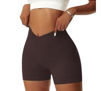 Litthing Pantaloncini Sportivi da Donna Yoga Palestra Pantaloni Corti Push Up Jogging Vita Alta Pantaloncino da Ciclista Tie Dye Controllo della Pancia Shorts per Fitness Corsa Gym