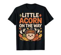Little Acorn On The Way Carino Autunno Gravidanza Maglietta