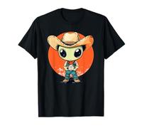 Little Alien - Cappello da cowboy in stile occidentale Maglietta