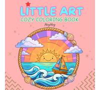 Little Art Cozy Coloring Book: Featuring Famous destinations, natural scenes, exploration themes for teens and adults, relaxation