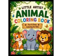 Little Artists Animal colouring Book