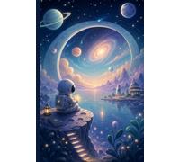 Little Astronaut's Space Adventure Notebook Lined Journal for Kids | 100 Pages | 6 x 9 Inches A Cute Space-Themed Writing Journal for Kids Who Love Rockets, Planets, Stars, and Astronaut Adventures