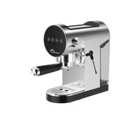 LITTLE BALANCE 3034 Digitale Expresso Inox Macchina per caffè espresso con Montalatte per Cappuccini, Macchina da caffè 20 bar, Serbatoio rimovibile 0,9 l, Ultra compatto, Touch Screen 1360 W, Tutto