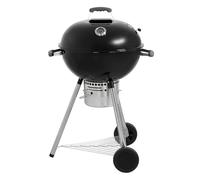 LITTLE BALANCE 3052, Baroud'Fire 570, Barbecue a carbone, con coperchio e ruote, 2 griglie in acciaio inossidabile, termometro, vassoio portacenere rimovibile, Ø 54 cm, 8-12 persone, acciaio smaltato