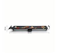 LITTLE BALANCE 8239 Happy Plancha 90, Plancha elettrica 8-10 persone, Piastra antiaderente XXL, All food, 2000W, Nero / Acciaio inossidabile
