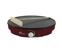 LITTLE BALANCE 8953 Happy Pancake, Crepe Elettrico, Pancake, Pancakes, Termostato regolabile, Senza PFAS, 1200 W, Peperoncino