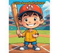 Little Baseball Player Coloring Book: 50 Unique Sports Designs for Kids Ages 4 to 8