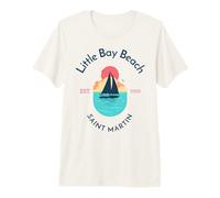 Little bay Beach Saint Martin SINT Maarten Maglietta Premium