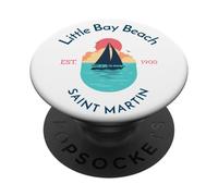 Little Bay Beach Saint Martin Sint Maarten PopSockets PopGrip Adesivo